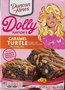 Baking: Duncan Hines Dolly Parton Caramel Turtle Brownie Mix 16.7oz/473g