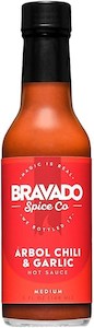Sauce: Bravado Spice Co Arbol Chili & Garlic Hot Sauce 5floz/148ml
