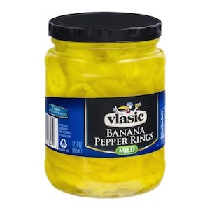 Pickles Relish: Vlasic Banana Pepper Rings Mild 12floz/355ml