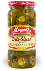 Pickles Relish: Mezzetta Deli Sliced Jalapeno Peppers - Hot 16floz/473ml