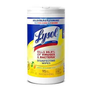 Lysol Disinfecting Wipes Lemon & Lime Blossom 95ct