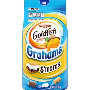 Nibbles Snacks: Goldfish Baked Snack Crackers Grahams Smores 6.6oz/187g