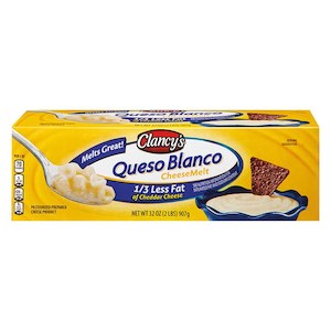 Cheese: Clancys Cheese Melt Queso Blanco (Best by Jul 2025)