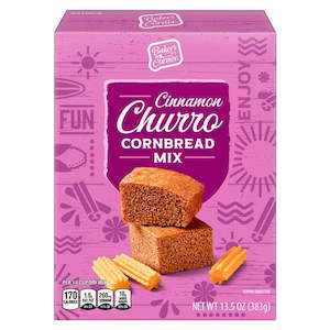 Bakers Corner Cinnamon Churro Cornbread Mix 13.5oz/383g