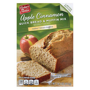 Bakers Corner Quick Bread & Muffin Mix Apple Cinnamon 13oz/370g