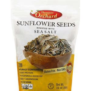 Premium Orchard Sunflower Seed Kernels Roasted with Sea Salt 14oz/396g