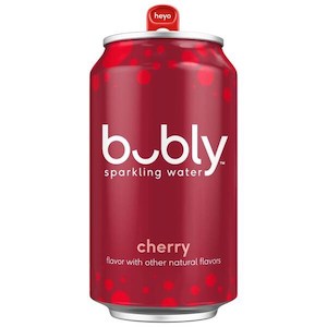 Beverages: Bubly Sparkling Water Cherry 12floz/355ml