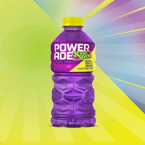 Powerade Xtra Sour Grape Shocker 20floz/591ml