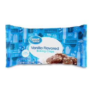 Great Value Baking Chips Morsels Vanilla 11oz/312g