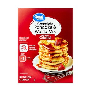 Great Value Complete Pancake & Waffle Mix Extra Fluffy Original 32oz/907g