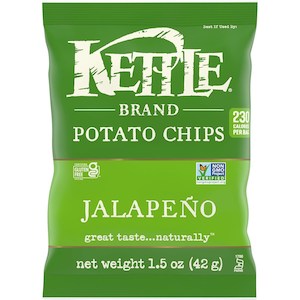 Nibbles Snacks: Kettle Brand Jalapeno 1.5oz/42g