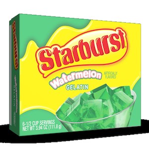 Starburst Gelatin mix Watermelon