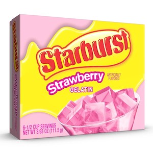 Starburst Gelatin mix Strawberry
