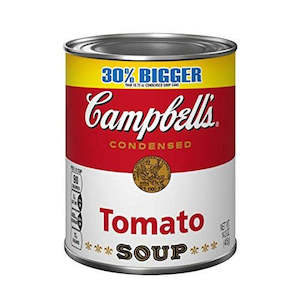 Meals: Campbells Condensed Tomato Soup