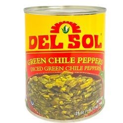 Del Sol Chile Verde Picardos Diced Chili 28oz/794g