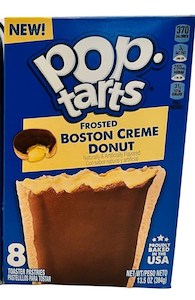 Breakfast: Pop Tarts - 8pk Frosted Boston Creme Donut (Best by 4 Oct 2025)