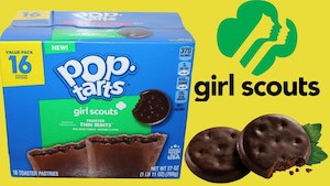 Pop Tarts - 16pk Girl Scouts Frosted Thin Mints 27oz/768g