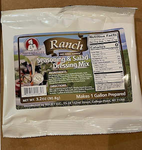 Chefs Quality Ranch Seasoning & Salad Dressing Mix 3.2oz/90.8g
