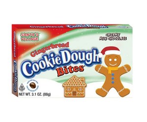 American Test Collection: Santa's Village Xmas Gingerbread Cookie Dough Bites TBX 3.1oz