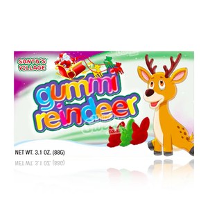 American Test Collection: Santa's Village Xmas Gummy Reindeer TBX 3.1.oz
