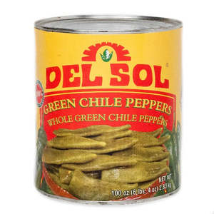 Dietary Specific Range Test Collection: Del Sol Green Chiles Whole 100oz/2.83kg