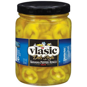 Vlasic Banana Pepper Rings Hot 12floz/355ml