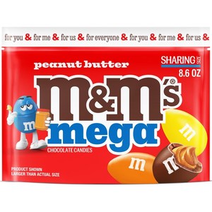 M&Ms Mega Peanut Butter 8.6oz/243.8g
