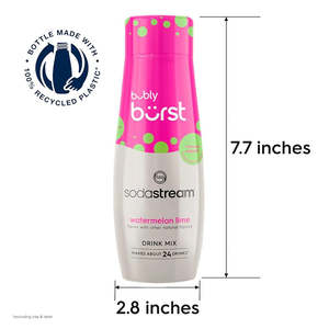 Soda Stream Bubly Burst Watermelon Lime mix 14.9floz/440ml