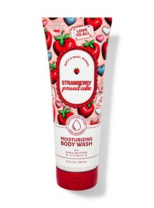 Personal Care: B&BW Moisturizing Body Wash Strawberry Pound Cake by Bath & Body Works 10floz