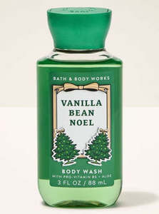 B&BW Body Wash Travel Vanilla Bean Noel by Bath & Body Works 3floz/88ml