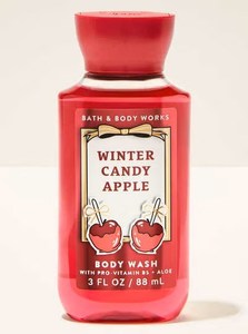 B&BW Body Wash Travel Winter Candy Apple by Bath & Body Works 3floz/88ml