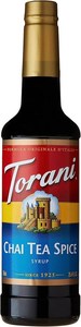 Dietary Specific Range Test Collection: Torani Chai Tea Spice Syrup 750ml