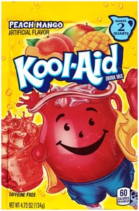 Kool Aid Drink Mix Peach Mango .23oz/6.5g