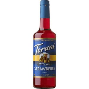 Torani Strawberry Sugar Free Syrup 750ml