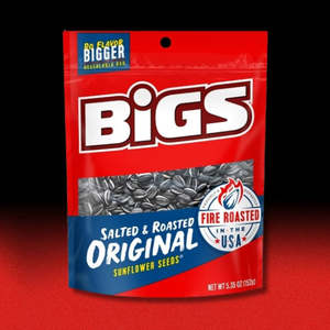 Nibbles Snacks: Bigs Sunflower Seeds Original Salted & Roasted 5.35oz/152g