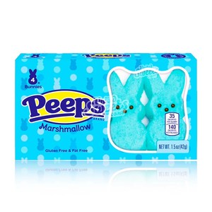 Peeps Bunnies Blue 4pk 1.5oz
