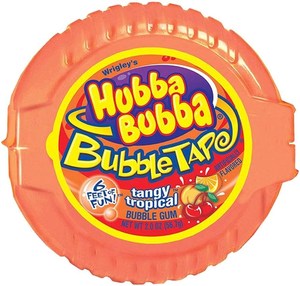 American Test Collection: Hubba Bubba Bubble Tangy Tropical Tape Gum