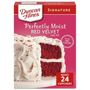 Baking: Duncan Hines Cake Mix Red Velvet 15.25oz/432g