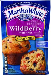 Baking: Martha White Muffin Mix Wild Berry 7oz/198g