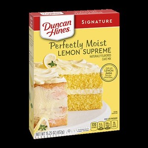 Baking: Duncan Hines Cake Mix Lemon Supreme 15.25oz/432g
