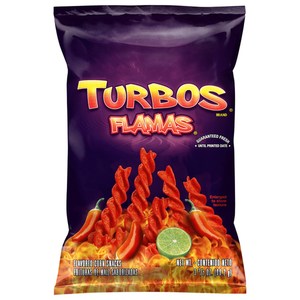 Nibbles Snacks: Turbos Flamas Corn Snacks 3.5oz