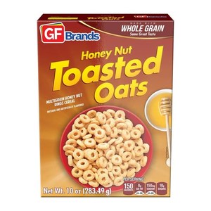 Breakfast: Golden Foods Honey Nut Toasted Oats 10oz/283.49g