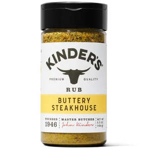 Seasonings 1: Kinders Buttery Steakhouse Seasoning Rub 10.2oz/289g