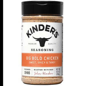 Seasonings 1: Kinders Big Bold Chicken Seasoning Rub 10.4oz/294g