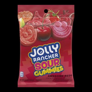 American Test Collection: Jolly Rancher Gummies Sour Awesome Reds 6.5oz/184g