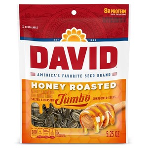David Jumbo Honey Roasted Sunflower Seeds 5.25oz/149g
