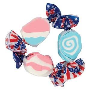 Taffy Town Salt Water Taffy Stars & Stripes Mix 10 Pieces