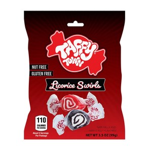 Taffy Town Salt Water Taffy Licorice Mix 3.5oz/99g