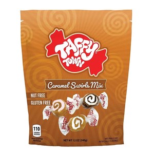 Taffy Town Salt Water Taffy Caramel Swirls 3.5oz/99g