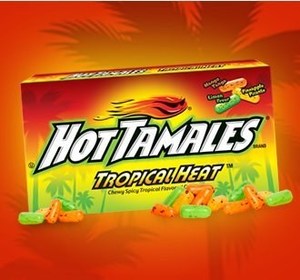 Hot Tamales Tropical Heat TBX 4.25oz/120g